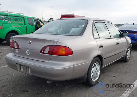1999 Toyota Corolla Ce из США, поврежденный, VIN 2T1BR12E8XC103745